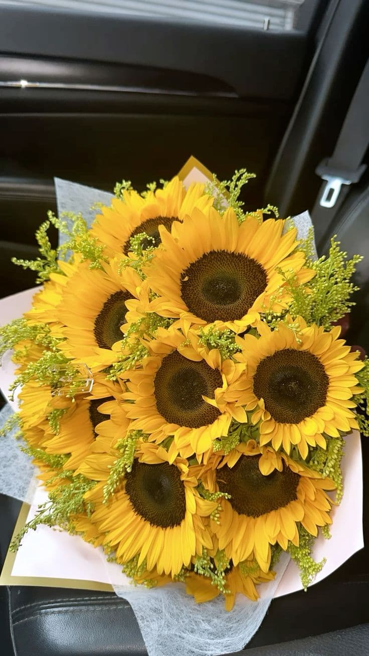 Ramos de Girasoles Buchón